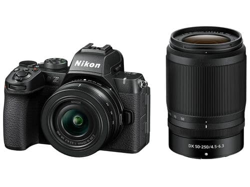 Nikon Z50 Camera Dual Lens Kit: 16-50mm + 50-250mm VR Lenses